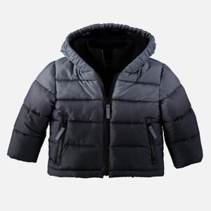 Rothschild Baby Boy Vestee Puffer Jacket Charcoal Ombre